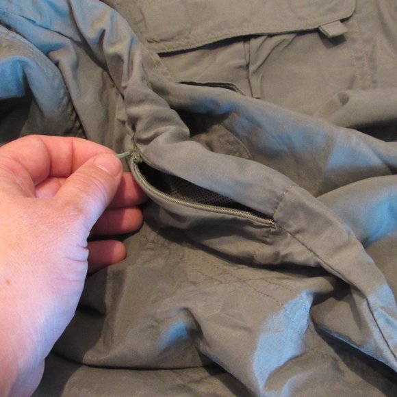 Ducks Unlimited Men's Shirt XXL Olive Green Vented Fishing Hunting Long Sleeve - Picture 11 of 16